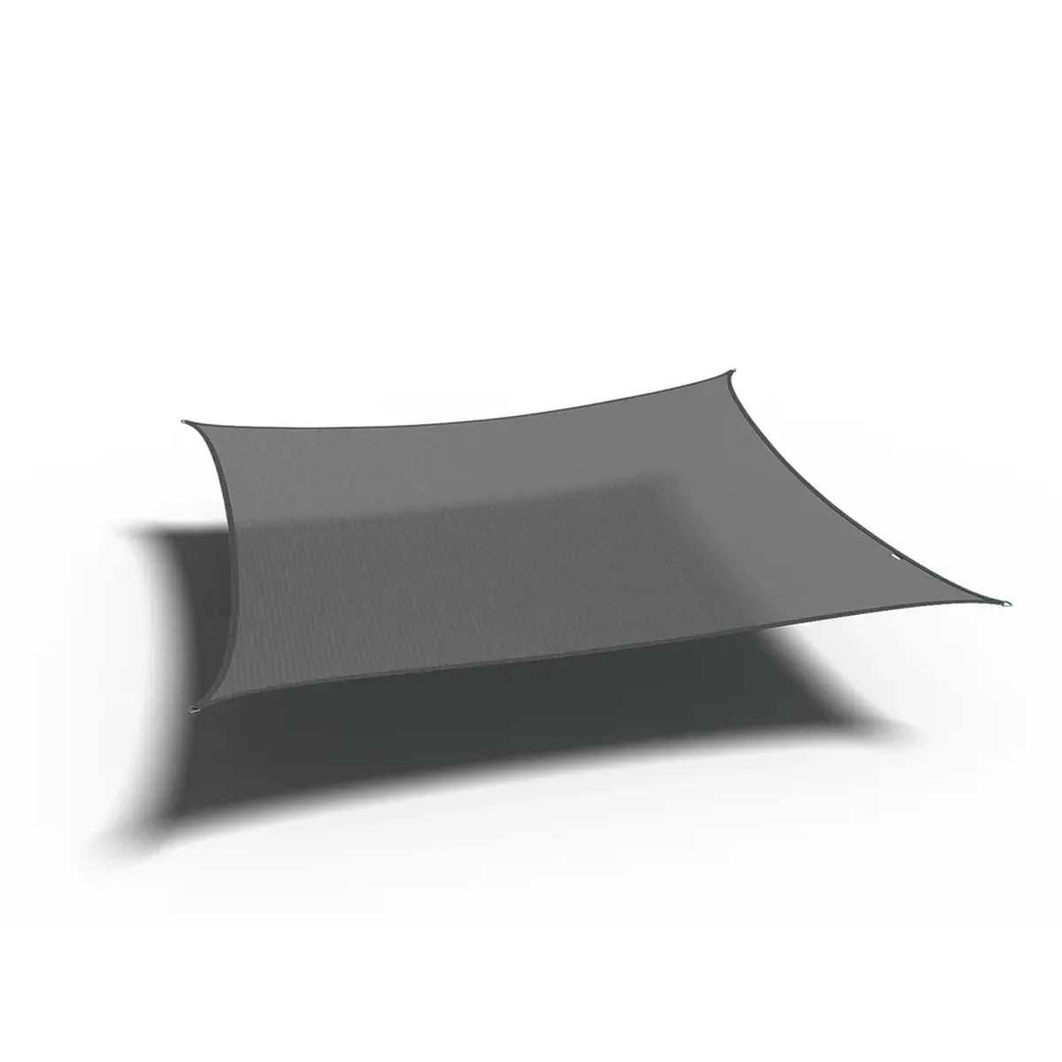 Πανί Σκίασης Τετράγωνο 280gsm Premium 3,6 x 3,6m Γκρι - Image 2