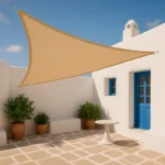 Πανί Σκίασης Τρίγωνο 280gsm Premium 5 x 5 x 5m Άμμου