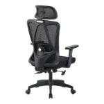 Καρέκλα γραφείου διευθυντή Magida pakoworld mesh μαύρο 58.5x66x115-125εκ