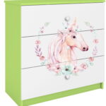 Συρταριέρα Babydreams Cartoon-Prasino-Unicorn