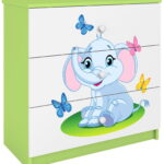 Συρταριέρα Babydreams Cartoon-Prasino-Elephant