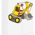 Ντουλάπα Babydreams Cartoon-Leuko-Digger