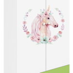Ντουλάπα Babydreams Cartoon-Prasino-Unicorn