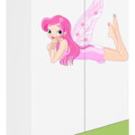 Ντουλάπα Babydreams Cartoon-Prasino-Fairy with butterflies