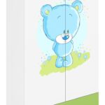 Ντουλάπα Babydreams Cartoon-Prasino-Teddy Bear