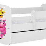 Παιδικό Κρεβάτι Babydreams Cartoon-Leuko-160 x 80-Zoo