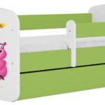 Παιδικό Κρεβάτι Babydreams Cartoon-Prasino-140 x 70-Zoo