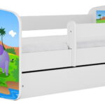 Παιδικό Κρεβάτι Babydreams Cartoon-Leuko-160 x 80-Safari