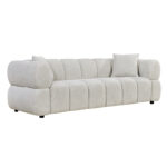 ΚΑΝΑΠΕΣ 3-ΘΕΣΙΟΣ NORIKA HM3331.02 ΕΚΡΟΥ ΥΦΑΣΜΑ 228x91x72Υεκ.
