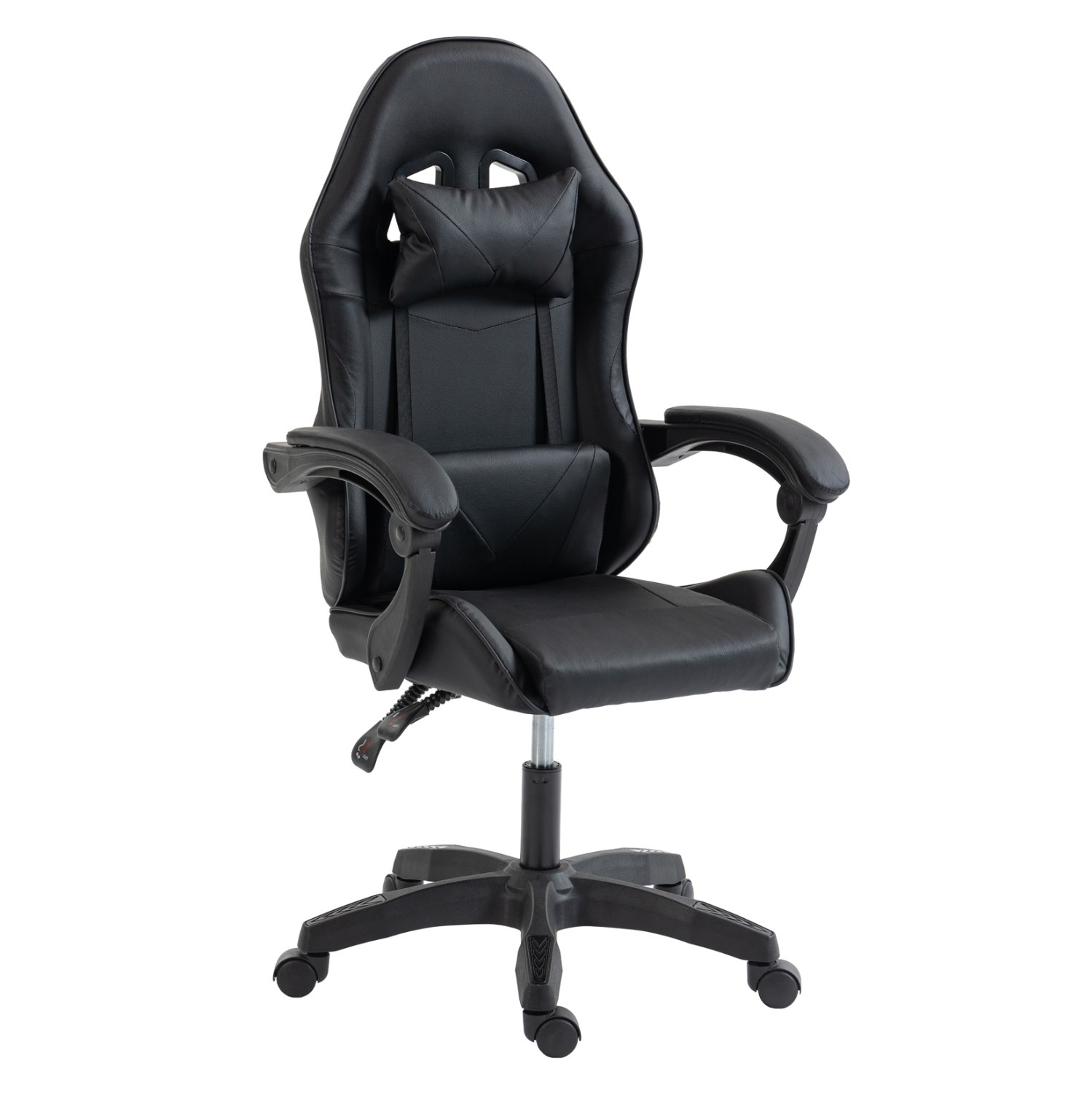 ΚΑΡΕΚΛΑ GAMING FB91231.01 ΜΑΥΡΟ PVC--ΜΕ ΜΑΞIΛΑΡΑΚΙΑ ΜΕΣΗΣ/ΚΕΦΑΛΗΣ 62x62x119Υεκ
