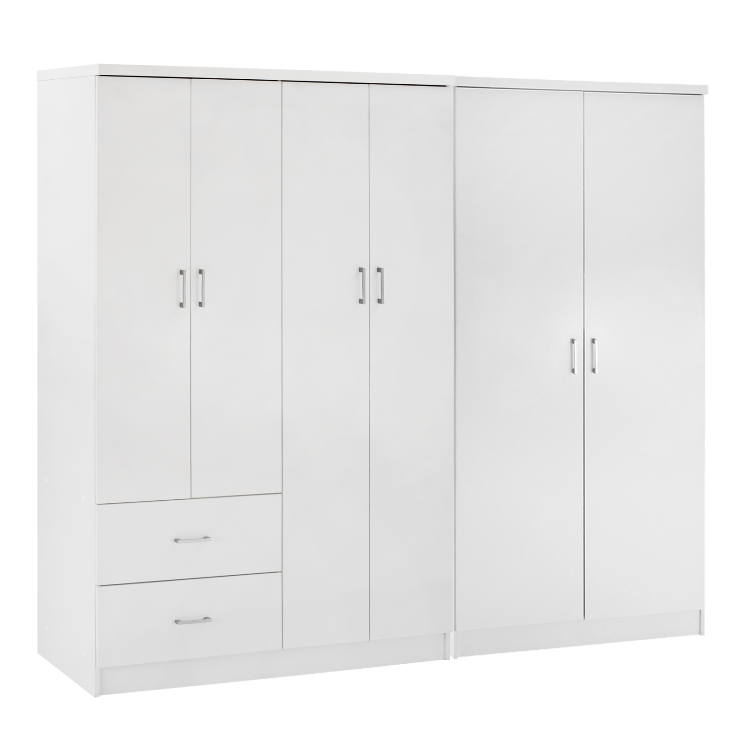 ΝΤΟΥΛΑΠΑ 6ΦΥΛΛΗ BLAKELY HM21235.05 ΜΕΛΑΜΙΝΗ ΧΡΩΜΑ ΛΕΥΚΟ 201x43x181Υεκ