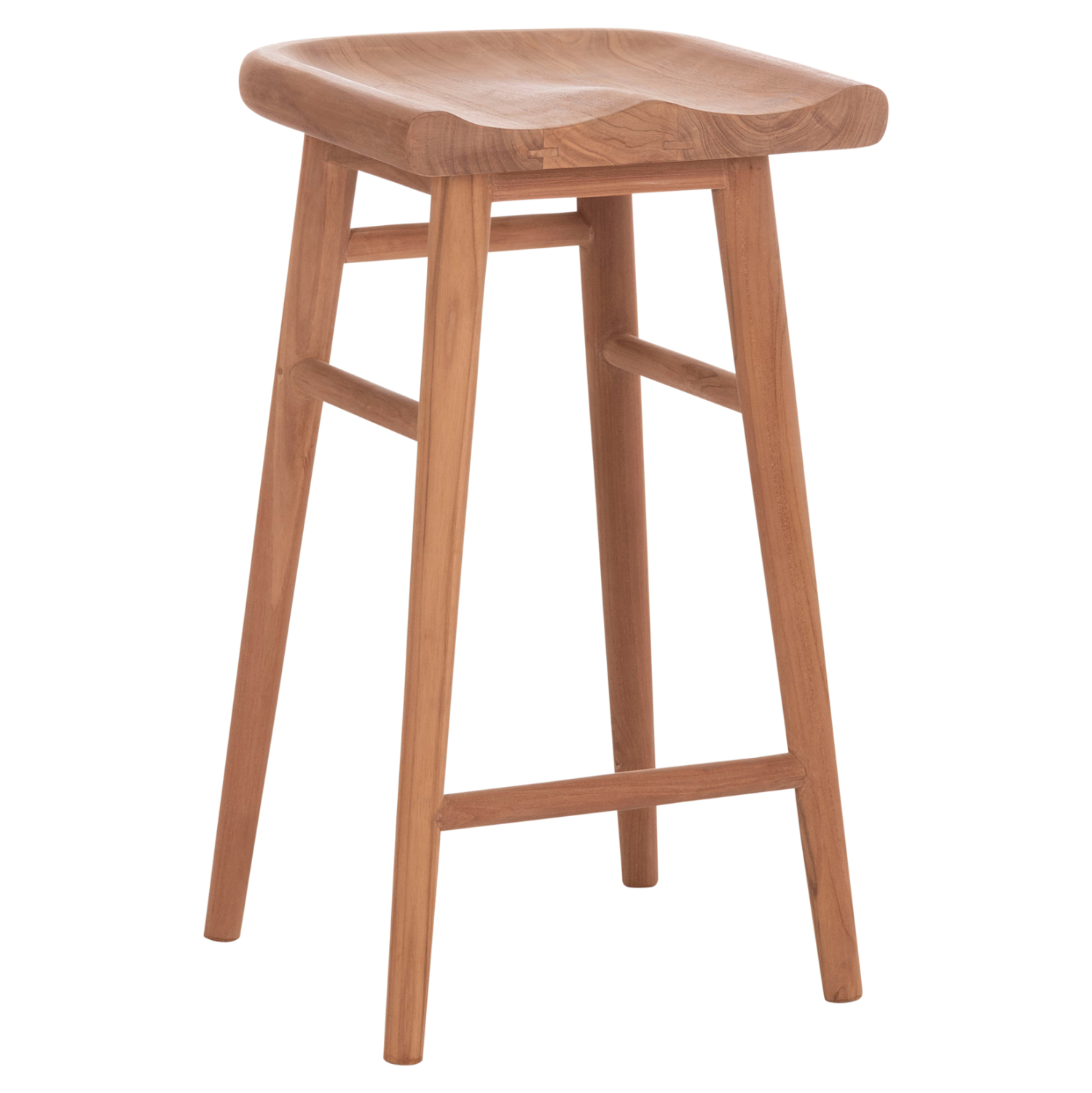 ΣΚΑΜΠΟ ΜΠΑΡ BOLMAR HM18108 ΞΥΛΟ ΤΕΑΚ ΣΕ ΦΥΣΙΚΟ 40.5x44x74Υεκ.