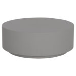 ΤΡΑΠΕΖΙ ΜΕΣΗΣ ΣΤΡΟΓΓΥΛΟ FB96579.01 ΓΚΡΙ FIBER CEMENT Φ90x34Υεκ.