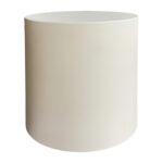 ΤΡΑΠΕΖΙ ΜΕΣΗΣ ΣΤΡΟΓΓΥΛΟ KYOKO HM6592.02 ΜΠΕΖ FIBER CEMENT Φ40x43Υεκ.