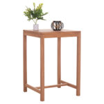 ΤΡΑΠΕΖΙ ΜΠΑΡ ΤΕΤΡΑΓΩΝΟ FB918113 ΞΥΛΟ TEAK ΣΕ ΦΥΣΙΚΟ 70x70x105Υεκ.