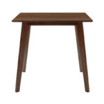 Τραπέζι Benson pakoworld MDF σε καρυδί απόχρωση 80x80x75εκ