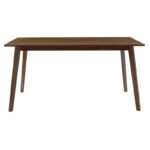 Τραπέζι Benson pakoworld MDF σε καρυδί απόχρωση 150x90x75εκ