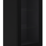 Επιδαπέδια βιτρίνα Universal 40 DW 1F BB-Μαύρο