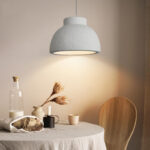 Φωτιστικό οροφής led Jenila pakoworld E27 ps λευκό Φ59x40εκ