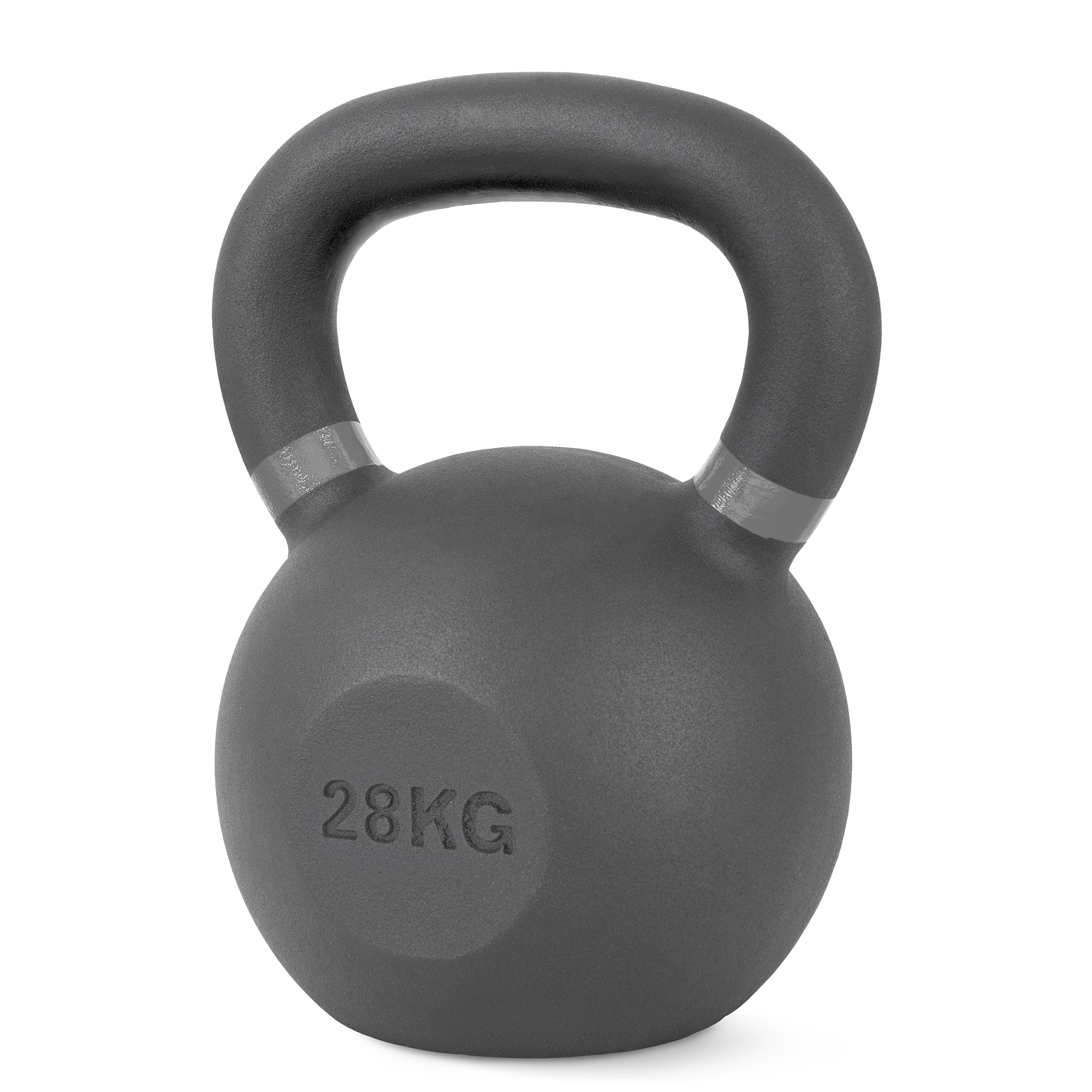 Kettlebell Cast Iron 28 kg - Μαύρο / Γκρι