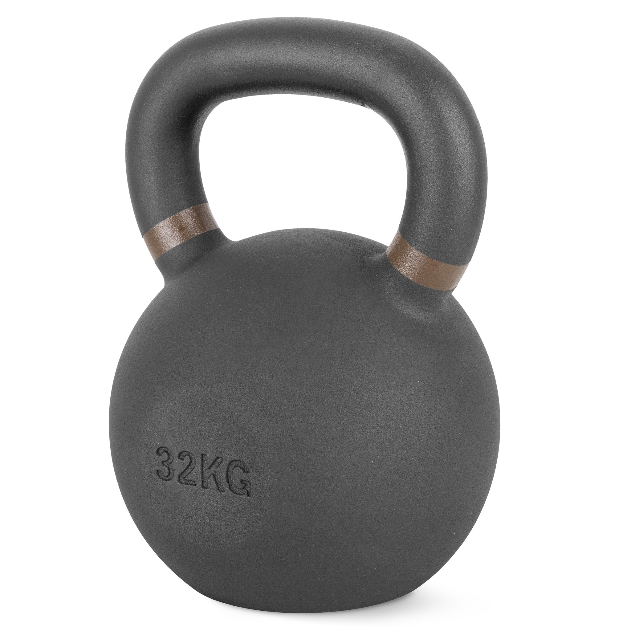 Kettlebell Cast Iron 32 kg - Μαύρο / Καφέ