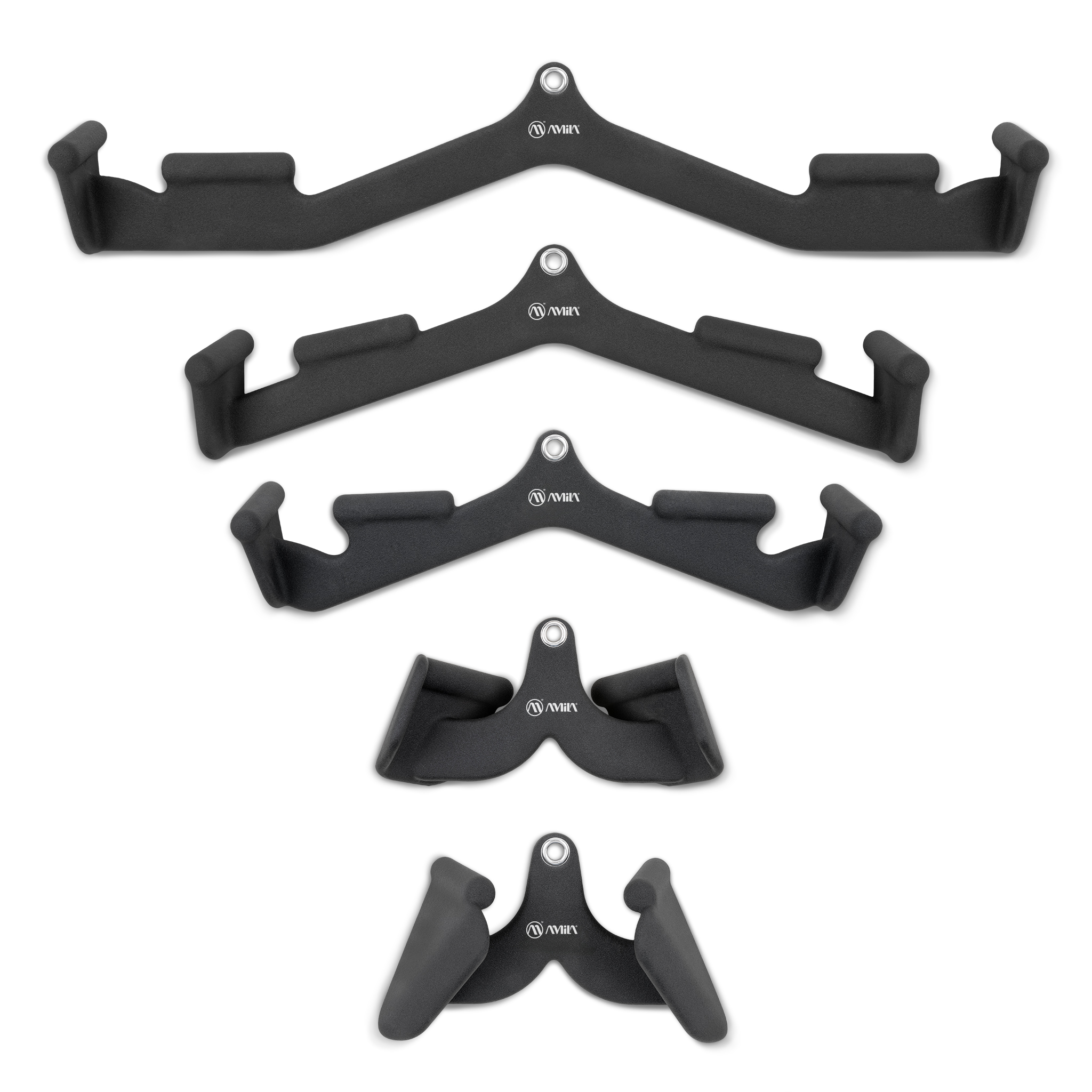 Σετ Λαβών για Έλξεις Multi Grip – Μαύρο