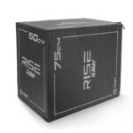 Πλειομετρικό Κουτί Plyo Box Raw Rise 50x60x75 cm - Μαύρο