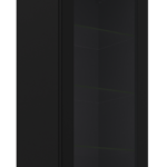 Κρεμαστή βιτρίνα Universal 40 GS 90 1F-Μαύρο