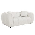 ΚΑΝΑΠΕΣ 2-ΘΕΣΙΟΣ LYKKE HM3324.02 ΕΚΡΟΥ ΥΦΑΣΜΑ 172x89x70Υεκ.