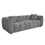 ΚΑΝΑΠΕΣ 3-ΘΕΣΙΟΣ LYKKE HM3323.01 ΓΚΡΙ ΥΦΑΣΜΑ 229x89x70Υεκ
