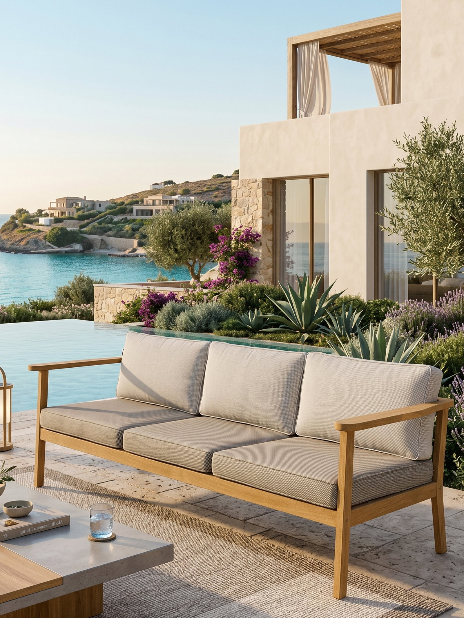 Καναπές Monaco Τριθέσιος - Image 3