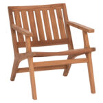 ΠΟΛΥΘΡΟΝΑ LOUNGE FB96617 ΞΥΛΟ TEAK ΣΕ ΦΥΣΙΚΟ 59x65x69Υεκ.