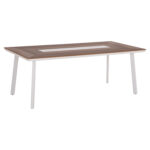 ΤΡΑΠΕΖΙ ΑΛΟΥΜΙΝΙΟΥ FB95131.11 ΛΕΥΚΟ ΜΕ POLYWOOD TOP 200x100x75Υεκ