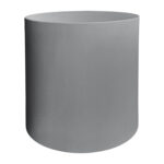 ΤΡΑΠΕΖΙ ΒΟΗΘΗΤΙΚΟ FIBER CEMENT ΣΤΡΟΓΓΥΛΟ KYOKO HM6592.01 ΓΚΡΙ Φ40x43Υεκ.