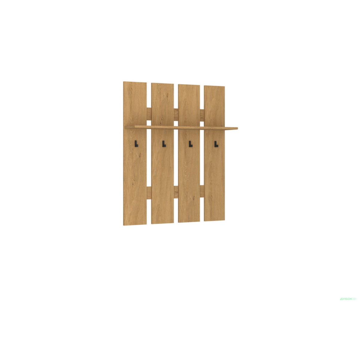 Κρεμάστρα Pavi Βελανιδιά 80x23x100cm