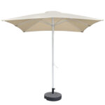Ομπρέλα Κήπου ArteLibre MELIOR Μπεζ/Λευκό Αλουμίνιο/Polyester Φ2.2x2.2m