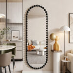 Καθρέπτης Myrtus pakoworld μαύρο μέταλλο 40x2,5x160 εκ
