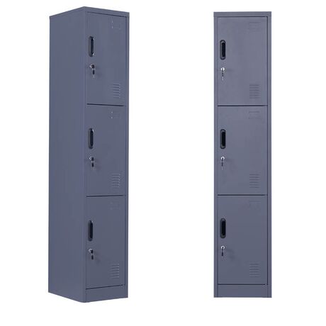 Vesta φοριαμός-locker μεταλλικός Ανθρακί Ματ 452.212 χωρίς πόδια 452.212/WL