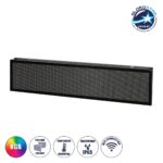 GLOBOSTAR® DISPLAY 90335 Κυλιόμενη Ψηφιακή Επιγραφή P10 Διπλής Όψης LED AC 220-240V Αδιάβροχο IP65 RGB - WiFi Control μέσω FK APP - Αισθητήρας Θερμοκρασίας & Υγρασίας - Μ166 x Π11 x Υ38cm - 2 Χρόνια Εγγύηση