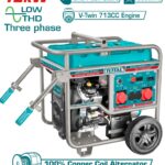 TOTAL ΕΠΑΓΓ. ΗΛΕΚΤΡΟΓΕΝΝΗΤΡΙΑ ΒΕΝΖΙΝΗΣ 12.000W ΤΡΙΦΑΣΙΚΗ (TP1150006T)