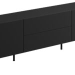 Έπιπλο τηλεόρασης Plum 2D2D-Μαύρο
