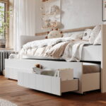 Καναπές Κρεβάτι Calmo24-90x200-Λευκό