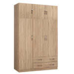 ΝΤΟΥΛΑΠΑ 3ΦΥΛΛΗ ΜΕ ΠΑΤΑΡΙ CARLY HM10891.02 ΜΕΛΑΜΙΝΗ ΣΕ SONAMA 150X55Χ240Υεκ.