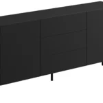 Μπουφές Plum 2D3D-Μαύρο