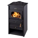 Ξυλόσομπα Metalik Classic με άνω επιφάνεια χυτοσιδηρή 10.1 kW