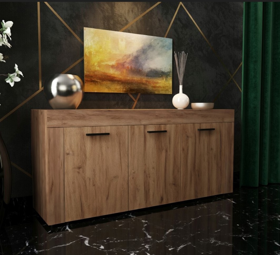Μπουφές "LANA" σε χρώμα καρυδί 150x40x81