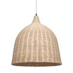 kelvo® BAHAMAS KLV-102-0003 Κρεμαστό Φωτιστικό Οροφής για Λάμπα με Ντουί E27 AC 220-240V IP20 - Μπεζ - Μ60 x Π60 x Υ60cm