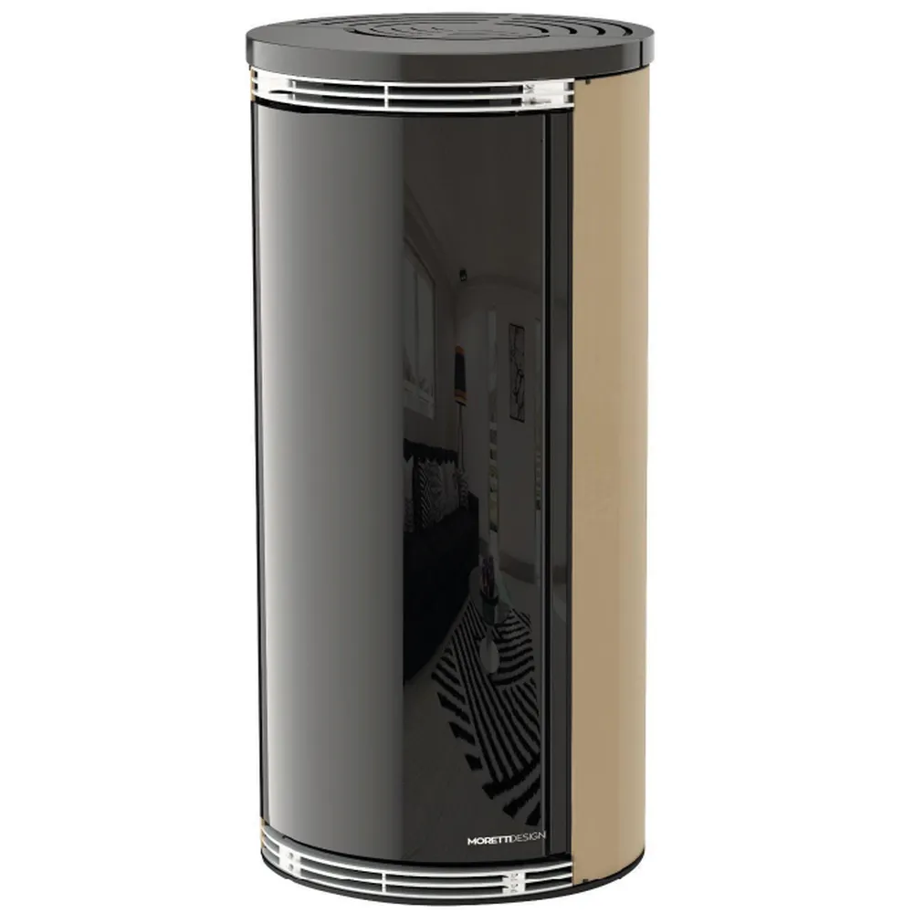 Moretti Design HARMONY AQUA Champagne 22 kW – Υδραυλική Σόμπα Pellet