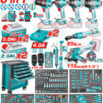 TOTAL ΕΠΑΓΓ. ΕΡΓΑΛΕΙΟΦΟΡΟΣ ΜΕ 20V 6 in1 ΕΡΓΑΛΕΙΑ & 436ΤΕΜ ΕΡΓΑΛΕΙΑ-ΕΞΑΡΤΗΜΑΤΑ (THPTCS84362E)