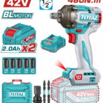 TOTAL ΕΠΑΓΓ. ΜΠΟΥΛΟΝΟΚΛΕΙΔΟ ΜΠΑΤ. Li-ion 42V / 2Ah / 460Nm / 2 ΜΠΑΤ BL Motor (TIWLI42462E)